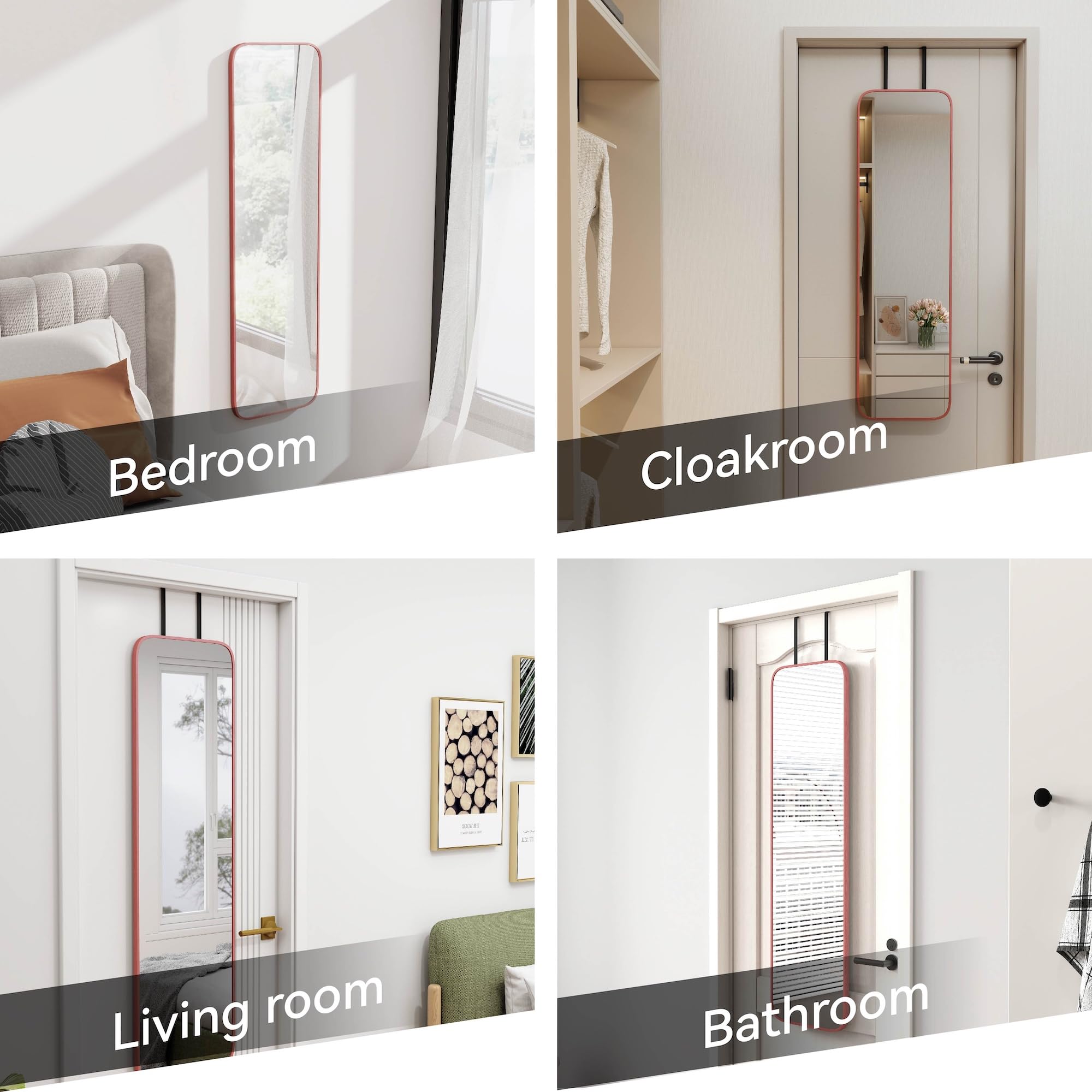 Amazon.com: SCWF-GZ 47x14 Mirror Full Body Length Door Hanging or