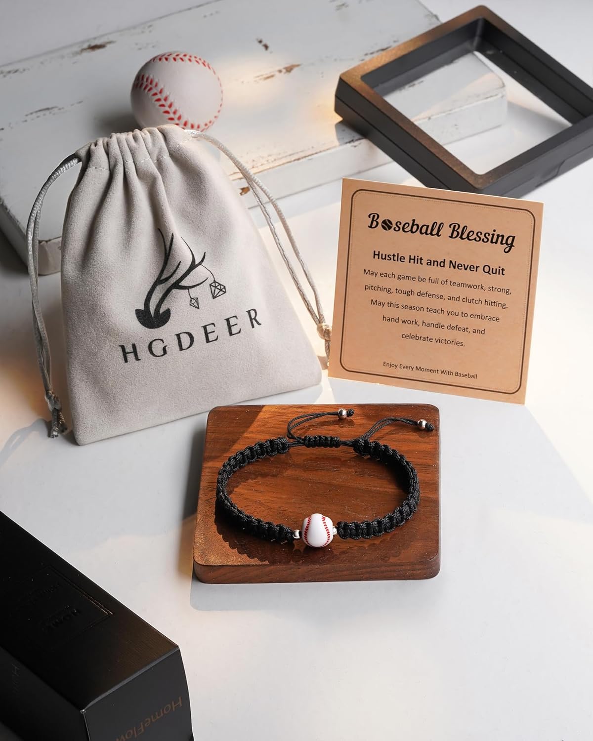 HGDEER Baseball Basketball Bracelet, Adjustable Braided, Baseball Basketball Gifts for 7-18 Year Old Teens, Teams, Son, Grandson Brother Ideas - Image 6