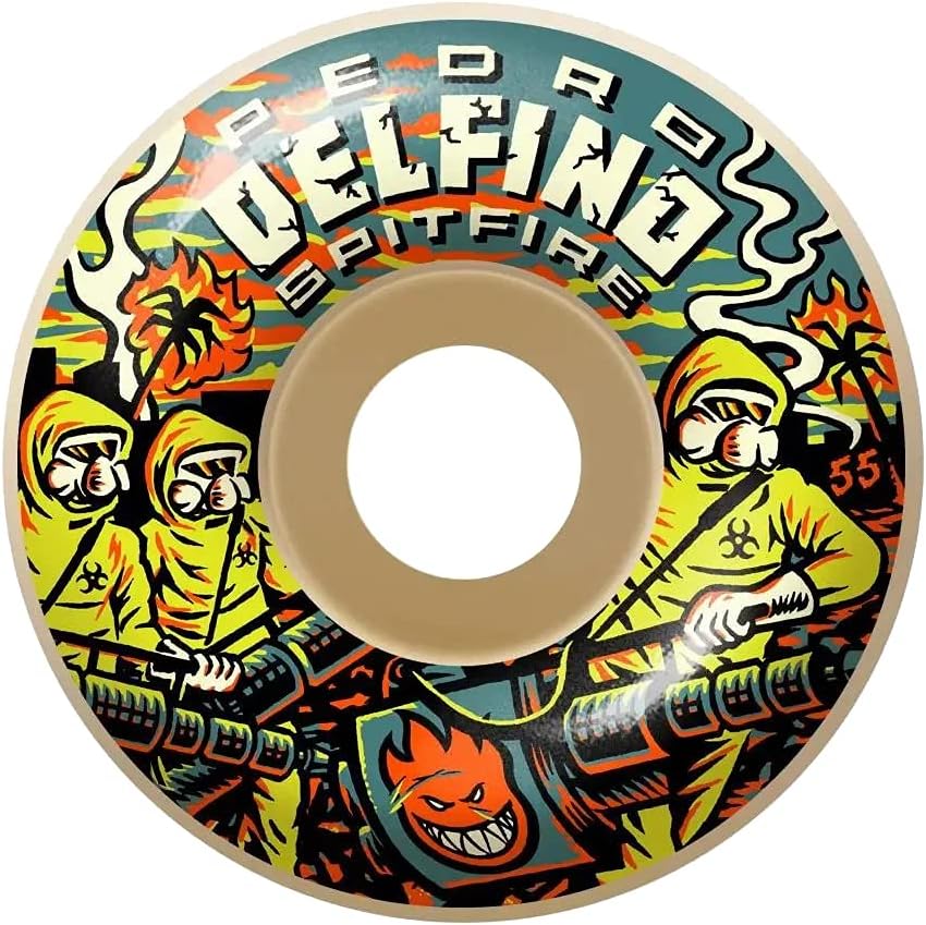Spitfire Formula Four 99D Pedro Delfino Classic Skateboard Wheels - Set of 4