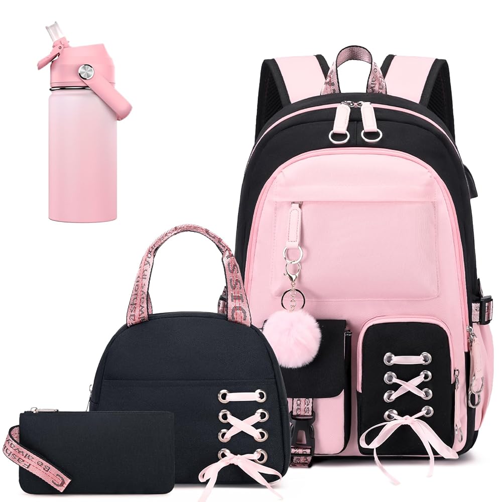 Amazon.com | ACESAK Kids School Backpack for Girls, 4-In-1