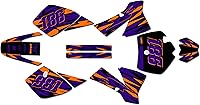 Vista 10 de Kit de gráficos para KTM 50SX SX50 (2002-2008) Serie Twitch Blanco 16 Mil - Adhesivos para bicicleta de motocross, calcomanías para bicicleta