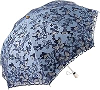 Vista 116 de Honeystore Sombrilla bordada con flor 3D plegable UV con encaje clásico