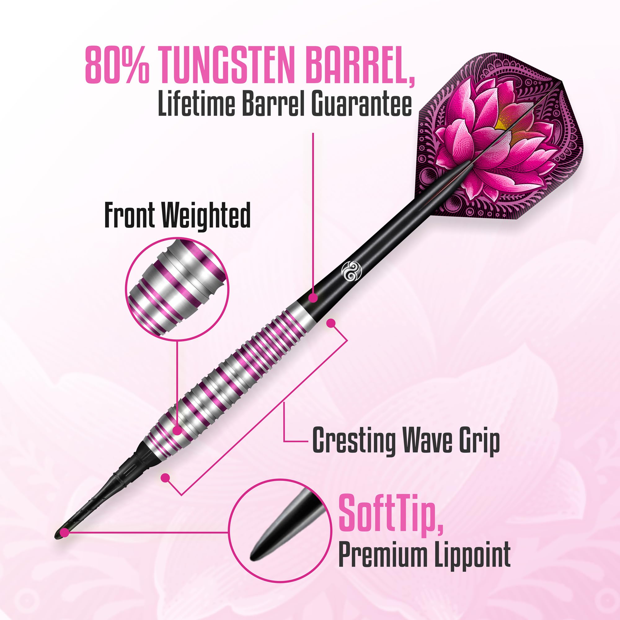 Amazon.com : Shot Darts Soft Tip, Zen Juji (18g / 20g) 80