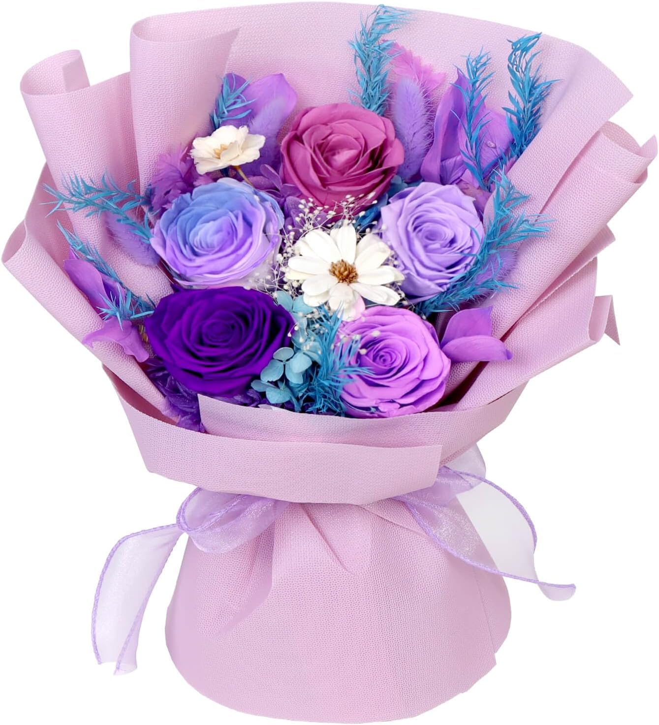 Birthday Gifts for Women Flowers for Delivery Forever Preserved Rose Flowers Fresh Bouquet Anniversary Mothers Day Gifts for Mom Grandma Wife Sister Friend Her