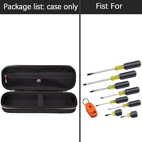 Miniatura 7 de FBLFOBELI Estuche rígido de transporte EVA compatible con Klein Tools 8002185148  85146 juego de destornilladores con magnetizadordesmagnetizador