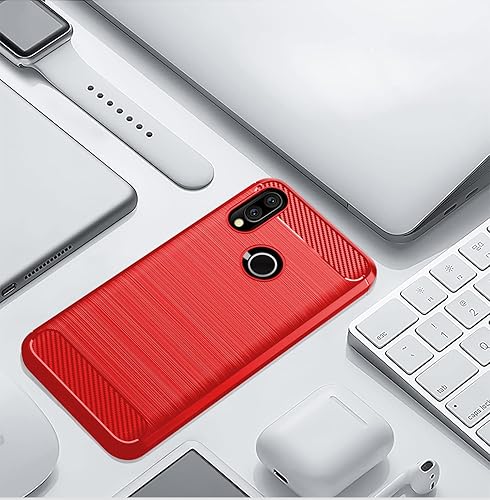 Miniatura 5 de Asuwish Funda de teléfono para Xiaomi Redmi 7Y3 con protector de pantalla de vidrio templado y accesorios para celda de silicona suave de goma