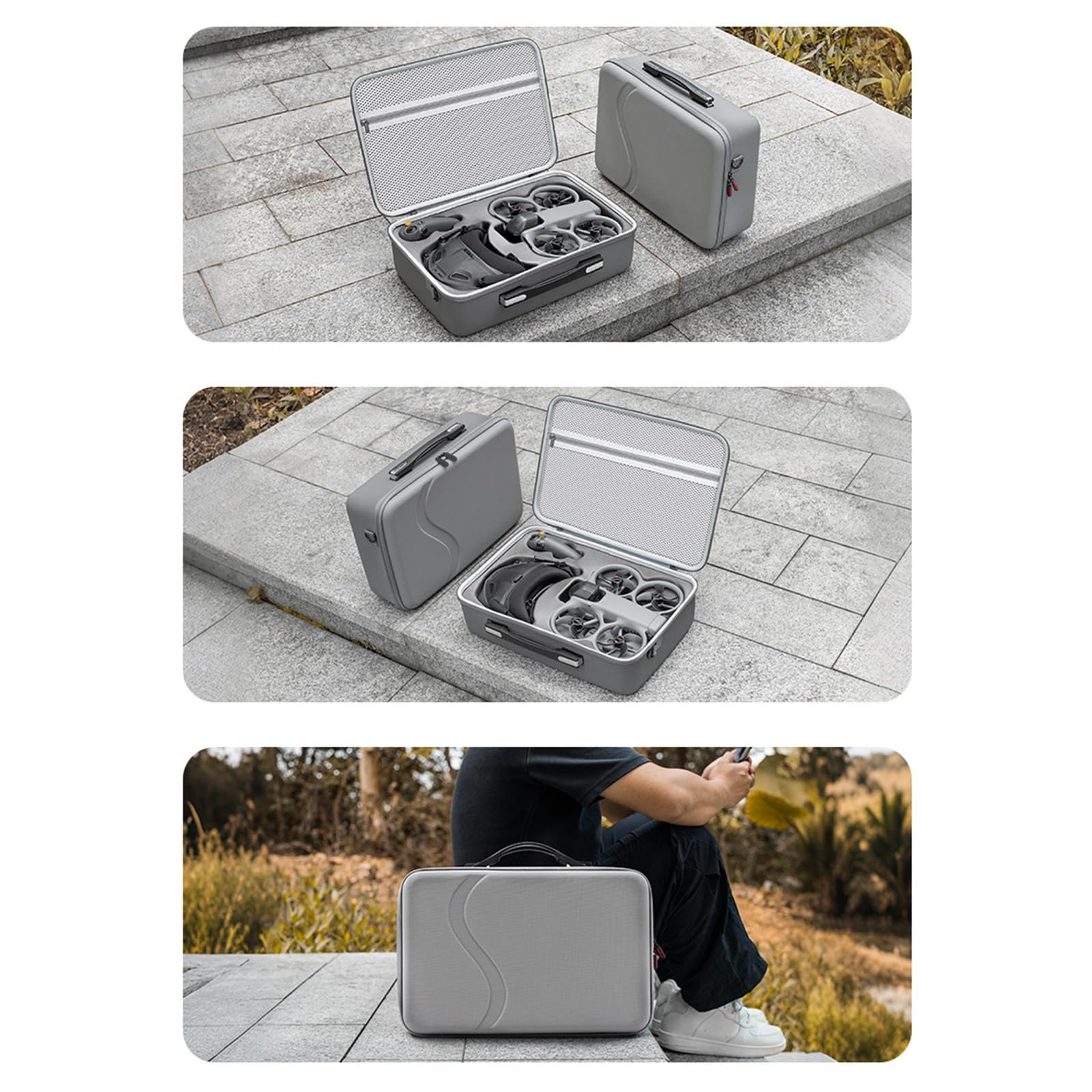 Stoßfeste und wasserabweisende Tragetasche für Avata 360 FPV und Motion Controller Combo UAV Aufbewahrungstasche für Avata