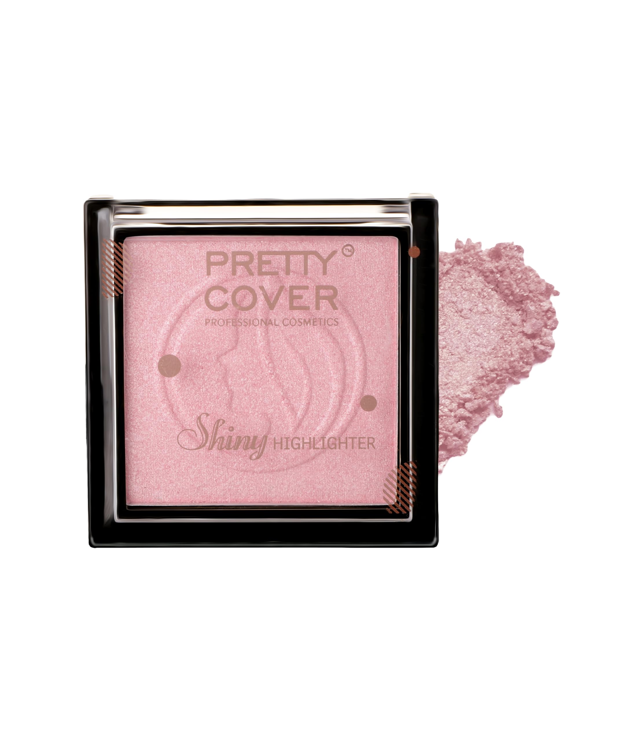 Radiant Highlighter Powder - Creates a Natural, Luminous Glow - Easy to Apply & Waterproof (SHADE 03)-image-48