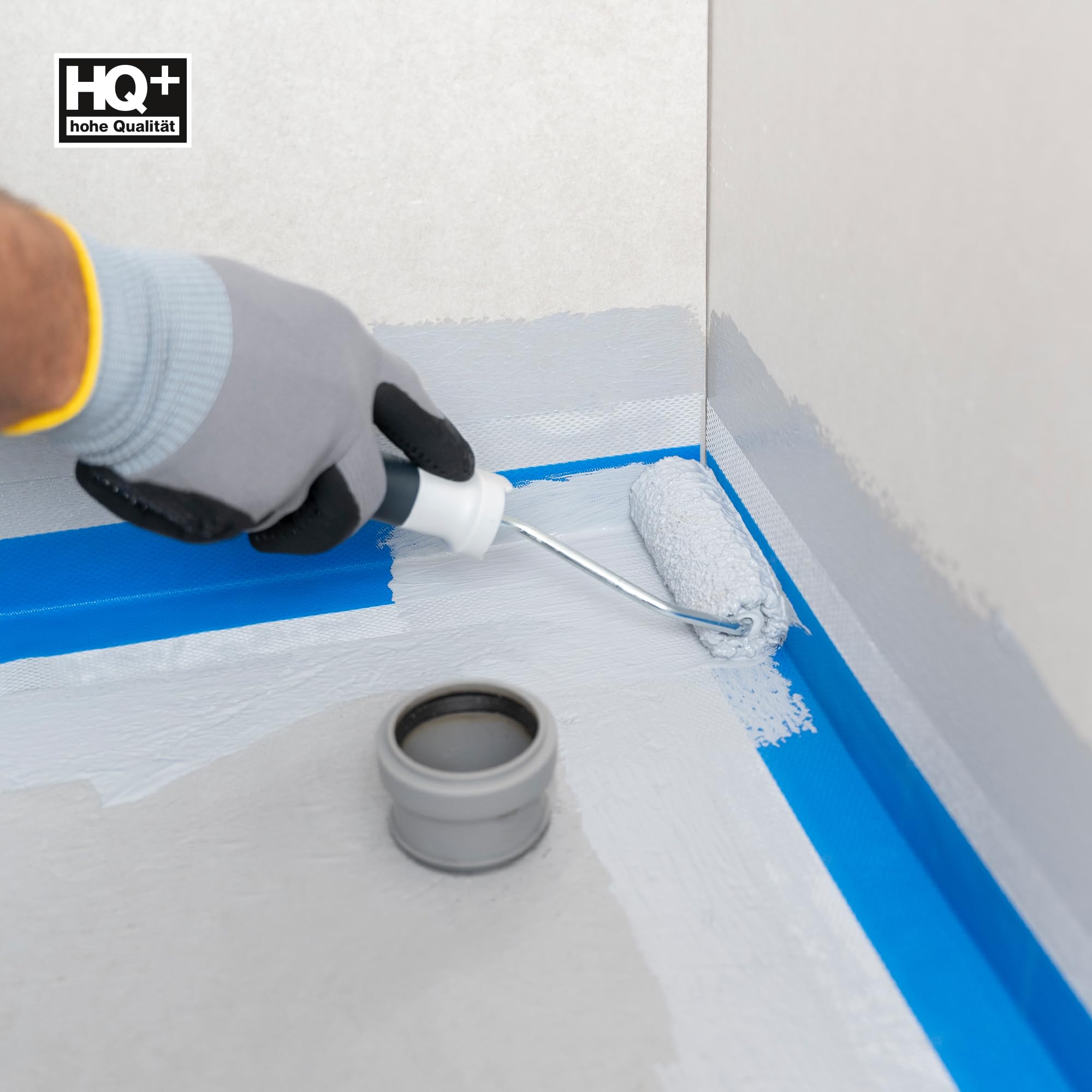 Isolbau Innenecke P2 Blau - 50 Stück - Wasserdichtes Eck-Dichtband für Sanitär, Dusche, Bad, Fliesen, BalkonEckabdichtung Dichtecke Abdichtung für Innen- & Außenbereich