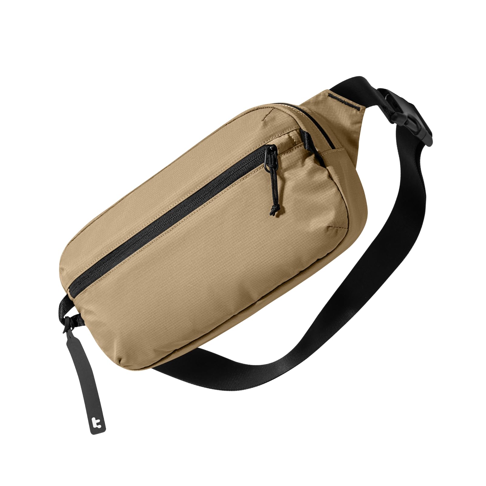 tomtoc 3.5L Sling Bag with RFID Blocking, Crossbody Bag Chest Shoulder Pack for Men and Women, Water-resistant Lightweight Casual Waist Fanny Pack for Travel/Daily Use