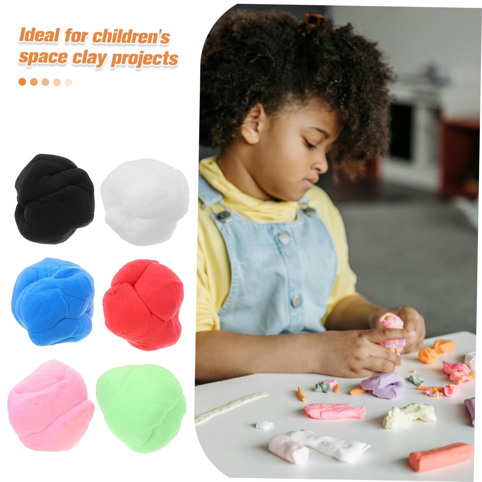 6bolsas Kit De Arcilla De Arcilla De Secado Al Aire Para Manualidades y Bricolaje
