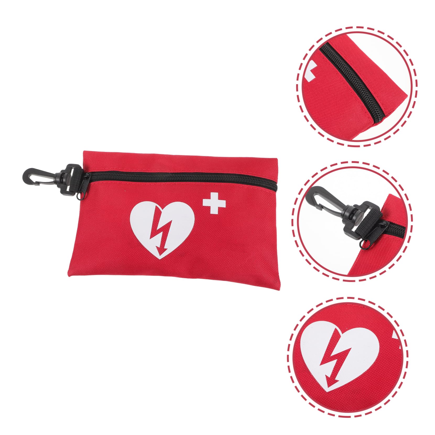 SHINEOFI 5 Piezas Mochila Con Hebilla Para Supervivencia Al Aire y Kit De Emergencia De Primeros Auxilios Para Prevención De Epidemias Bolsa De Medicina Al Aire Largo Paño