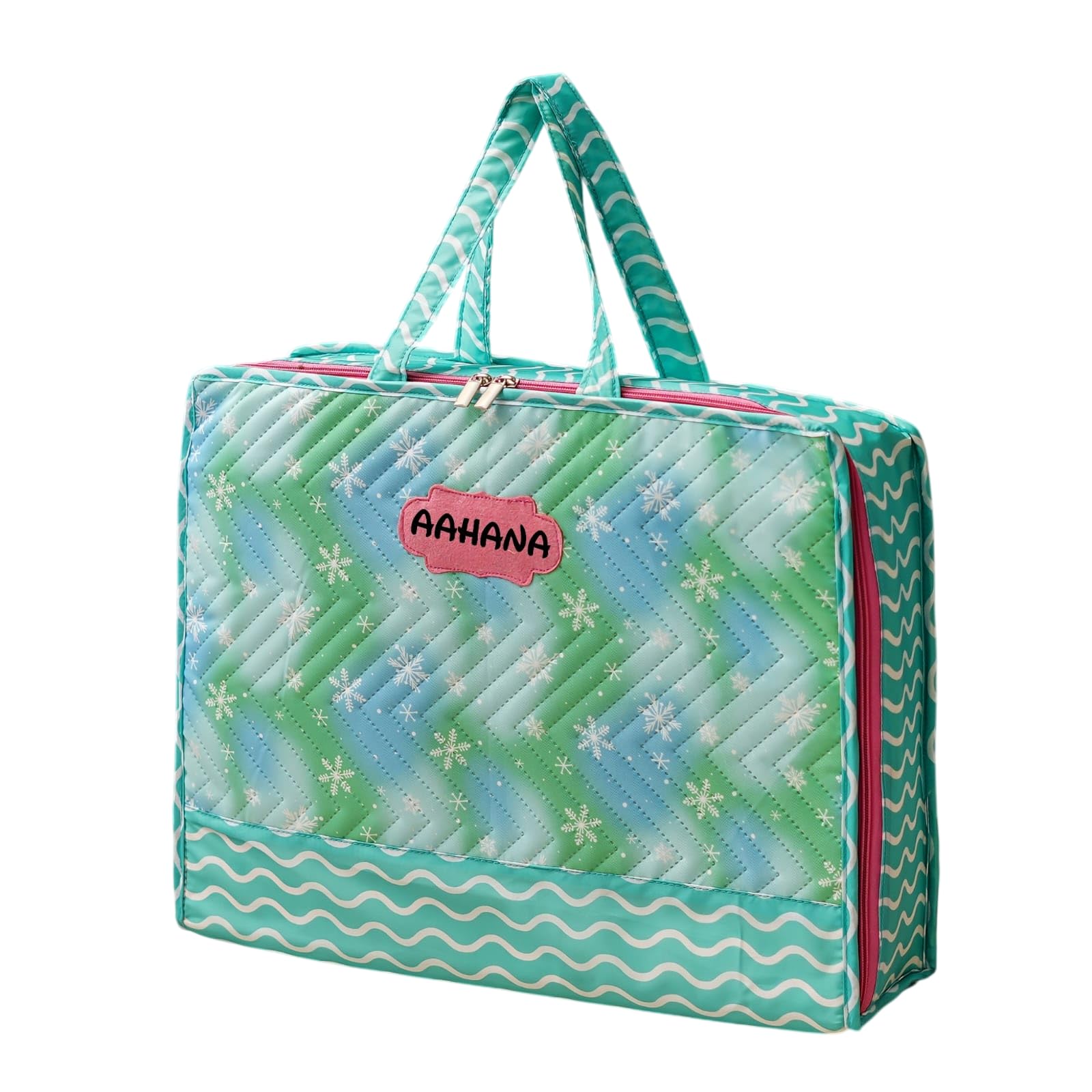GIFTING JOY Kids Art Bag with Personalised Name Tag, Frozen theme 45.72x33.02x10.16 cm-image-23