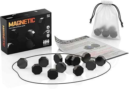 Jeu d’Échecs Magnétique avec 20 Billes Aimantées 