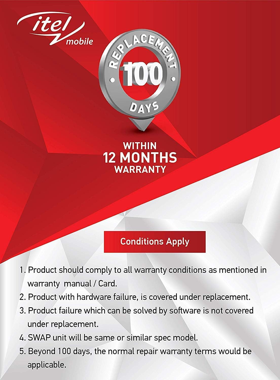 itel Warranty Information