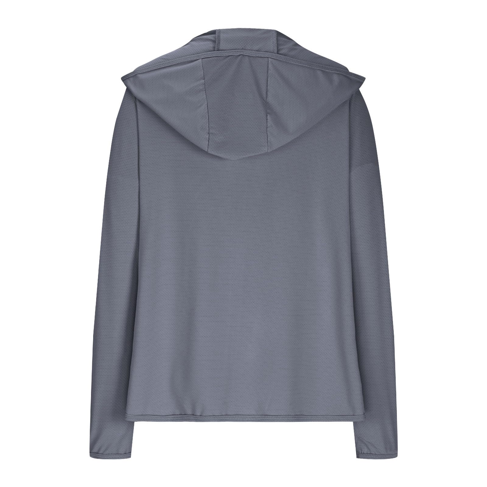Womens Sun Shirts Full Zip UPF 50+ Sun Protection Hoodie Jacket Lightweight Quick Dry Long Sleeve Hiking Gym Jacket - 5