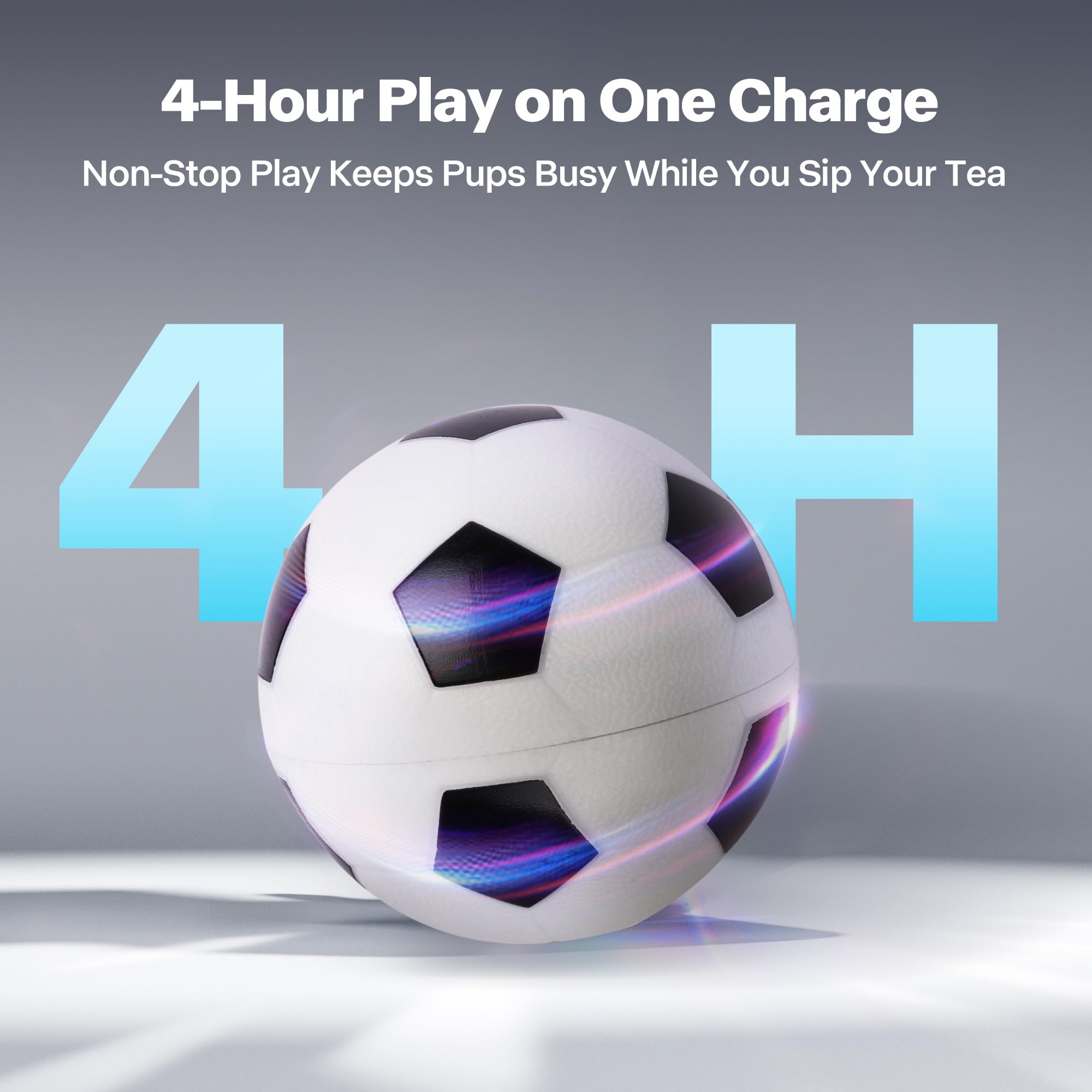 Pet Prime Automatic Rolling Ball for Dogs, Interactive Self Moving Dog Toy with 2 Play Modes, Rechargeable & Touch-Activated - Image 3