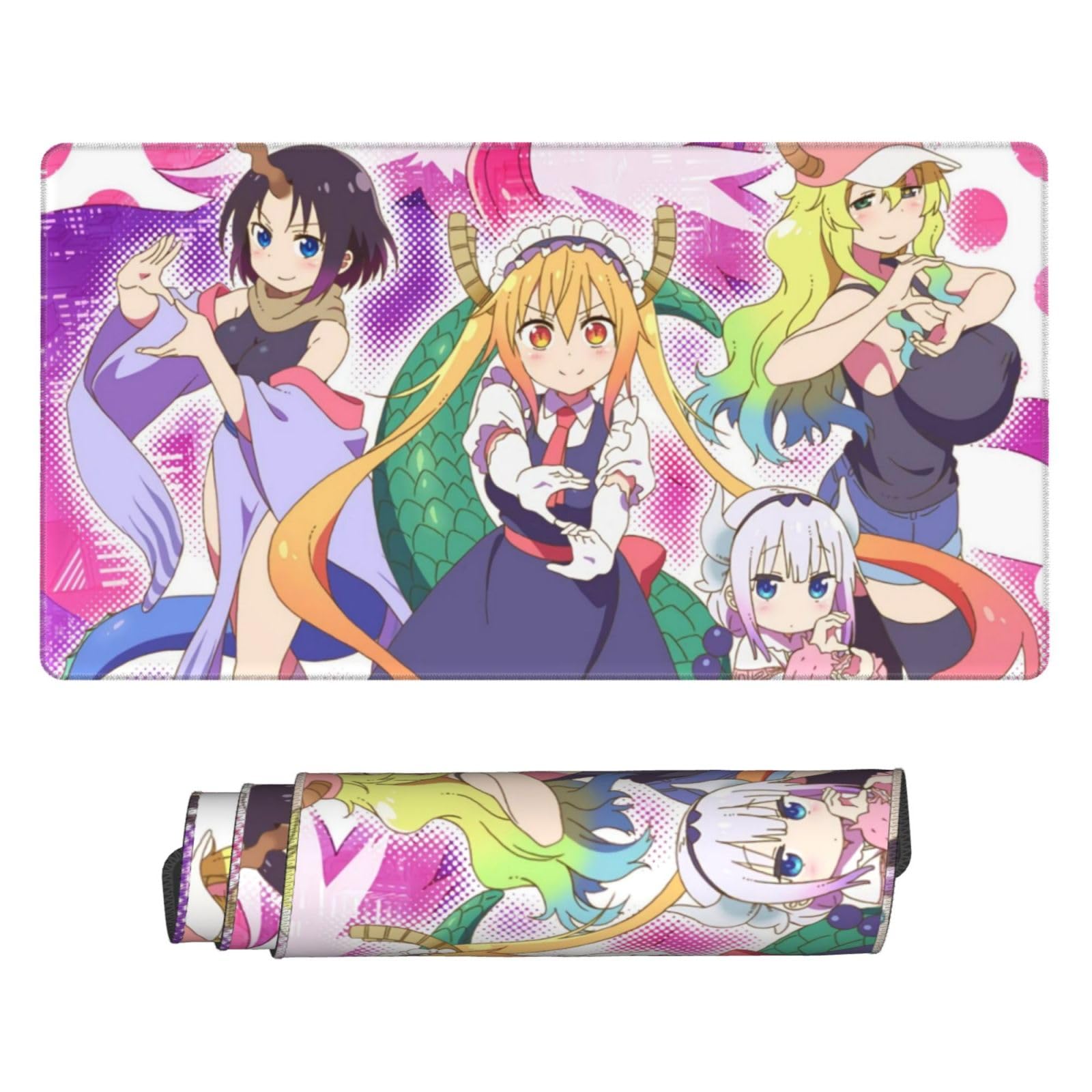Amazon.co.jp: 小林さんちのメイドラゴンマウスパッド 大型