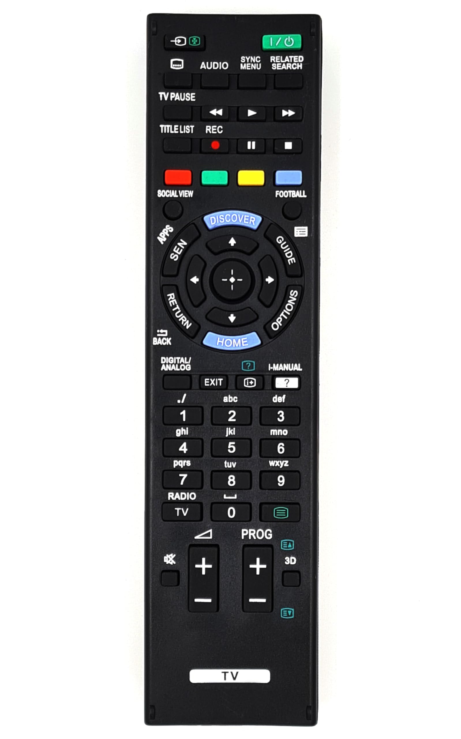 Télécommande Neuve Pour Sony KDL50W805C - Modèles RMT-TX100D/TX101D/TX102D - Remplacement