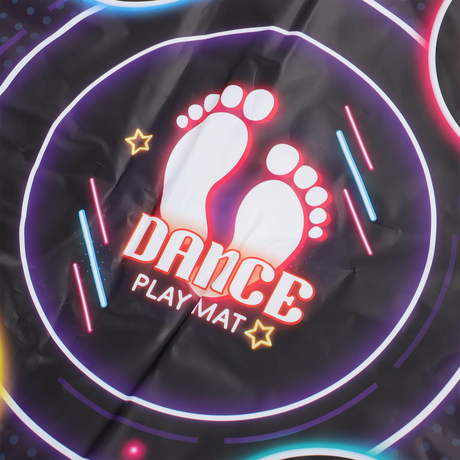 Tapete de Baile Doble, Tapete de Baile Electrónico Inalámbrico con Bluetooth y Luces LED, de Juego de Tela de PE Antideslizante, Ideal para Interacción Familiar