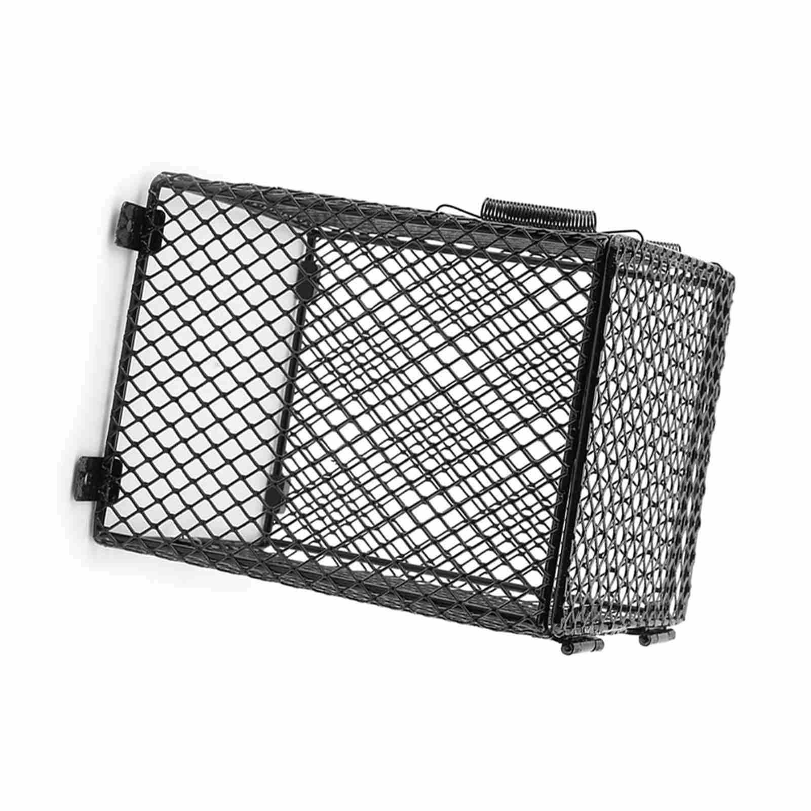 SIXRUN La Cubierta de Malla Resistente para Luz de Reptiles Evita Quemaduras, Adecuada para Lámpara de Cerámica, Luz Calefactora para Amantes de los Reptiles, Día y Noche (cuadrado)