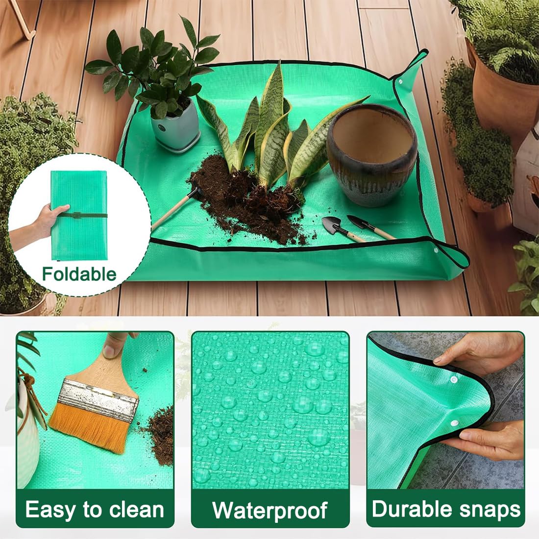 Estera de Jardinería Impermeable Cojín, Cojín de Plantación, Estera De Jardinería Plegable,Estera Floral de la Planta