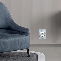 Vista 7 de Azulejo mediterráneo azul de 1 banda cubierta de toma de corriente Talavera mosaico mexicano marroquí mosaico dispositivo de palanca individual