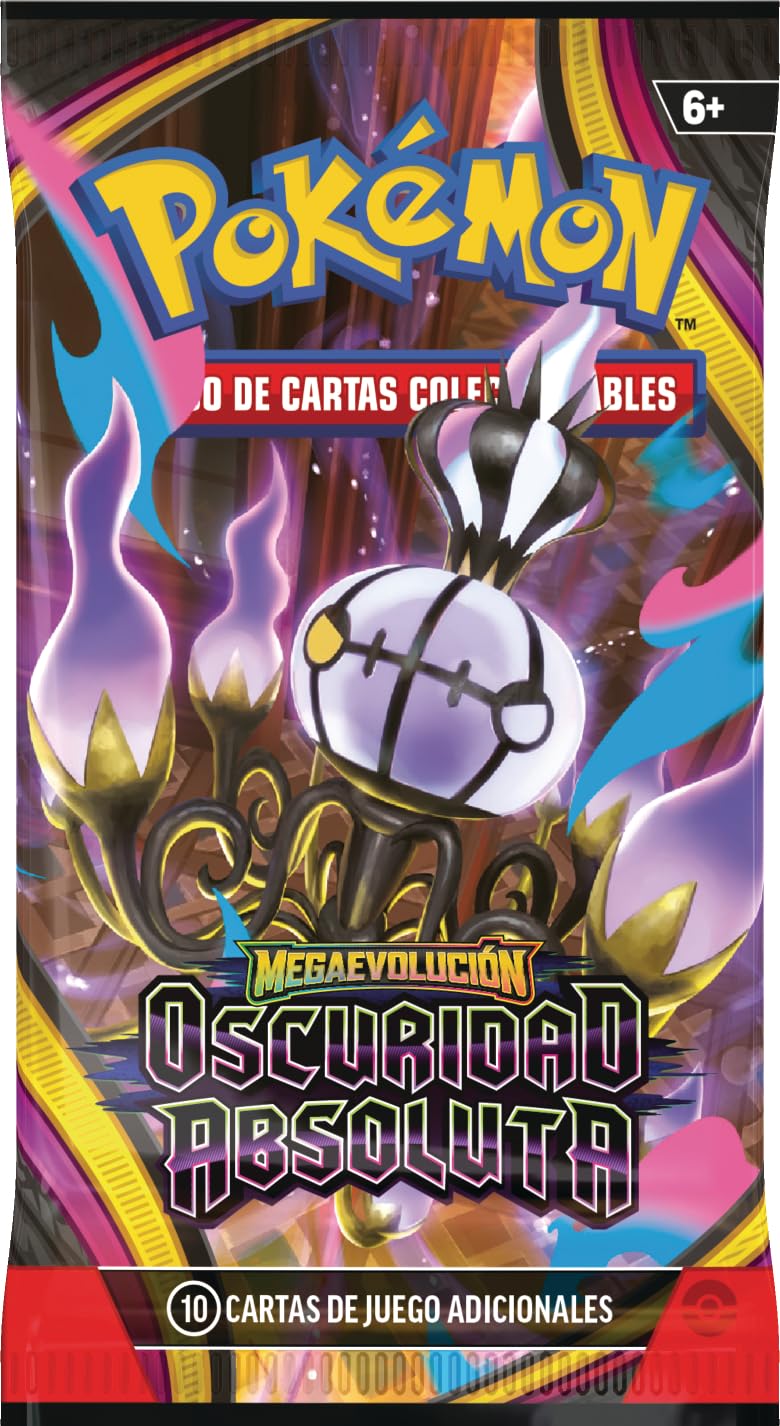 Pokémon: Expositor de Sobres de Mejora de Megaevolución-Oscuridad Absoluta (18 Sobres de Mejora)