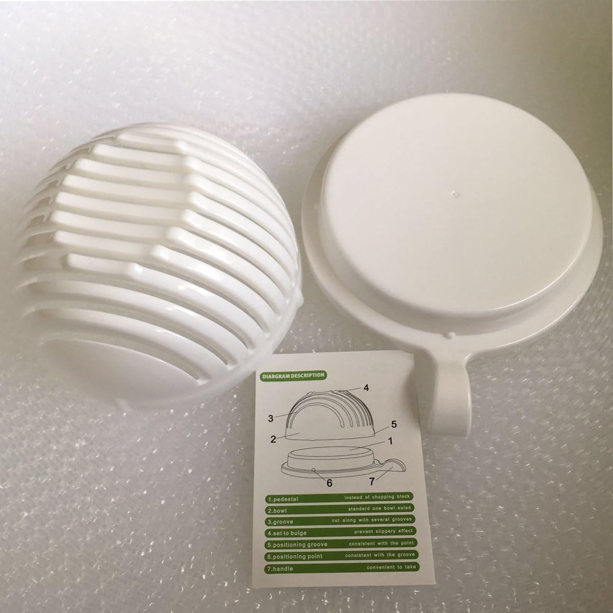 Rosiness Salad Maker Bowl Healthy Fresh Salads Made Fast & Easy