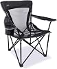 Northroad Foldable Camping Chair Lightweight Mesh Folding Chair Support Up to 300lbs for Outdoor Hiking, Picnics, Patio, Beach, Fishing Black