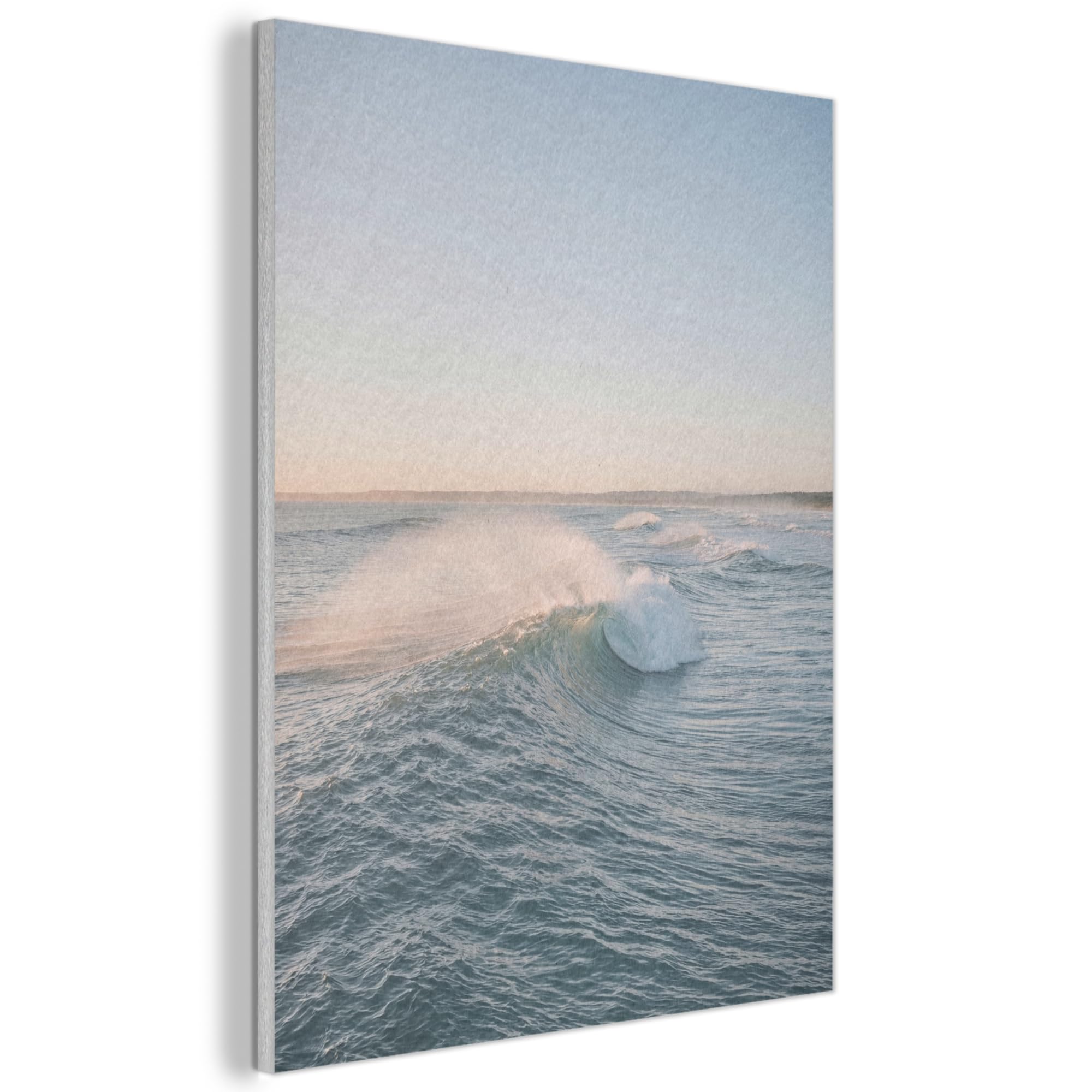 MuchoWow© Felt Panel 50x70 cm Room Style Piece Wallfillers Visual Display Decoration Wall Art Wave - Sea - Water