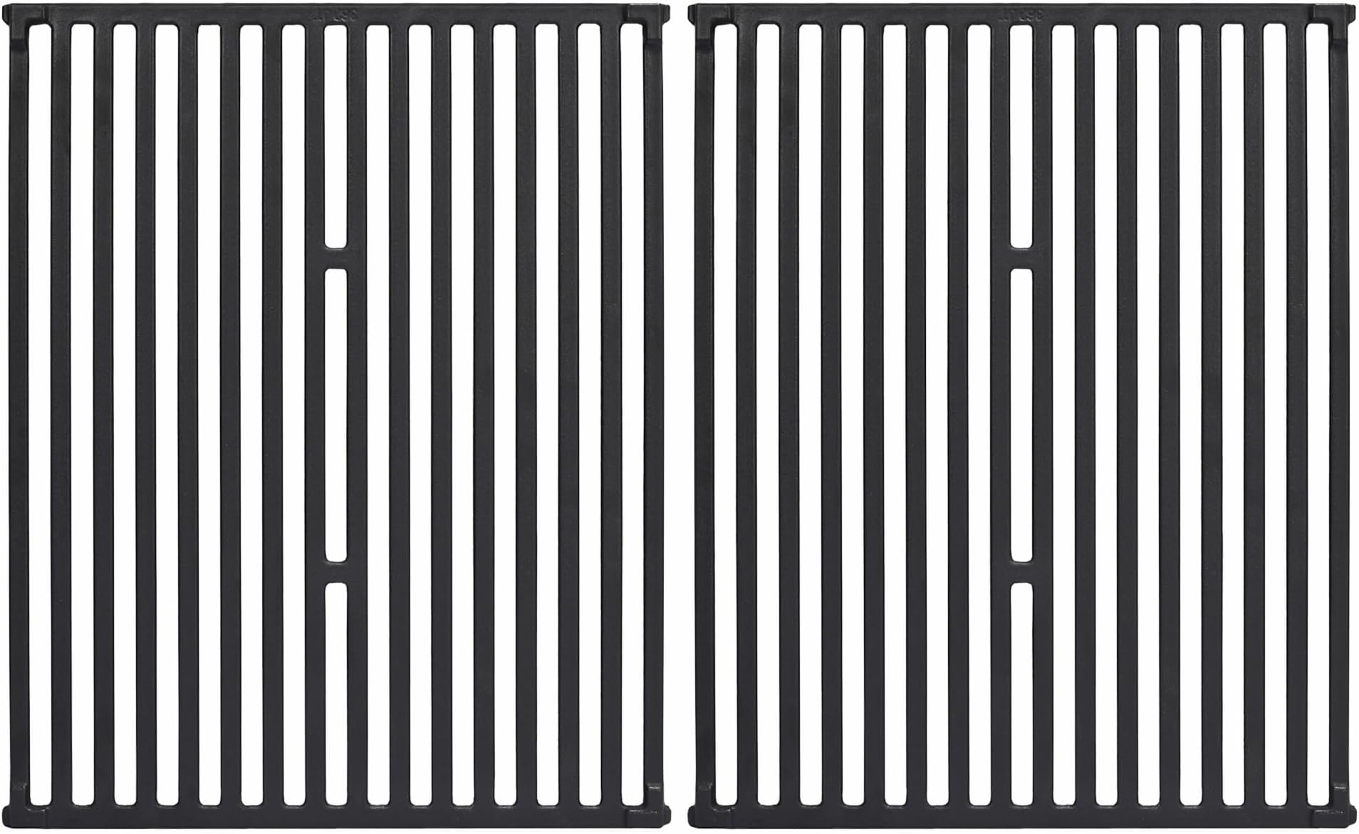 15" Grill Grates Replace for Broil King 9453-54,9453-57,9453-64,9865-54,9453-67,Broil-Mate,Sterling,Huntington Gas Grills. Heavy Duty Cast Iron Cooking Grid Grates (15" x 12 3/4")