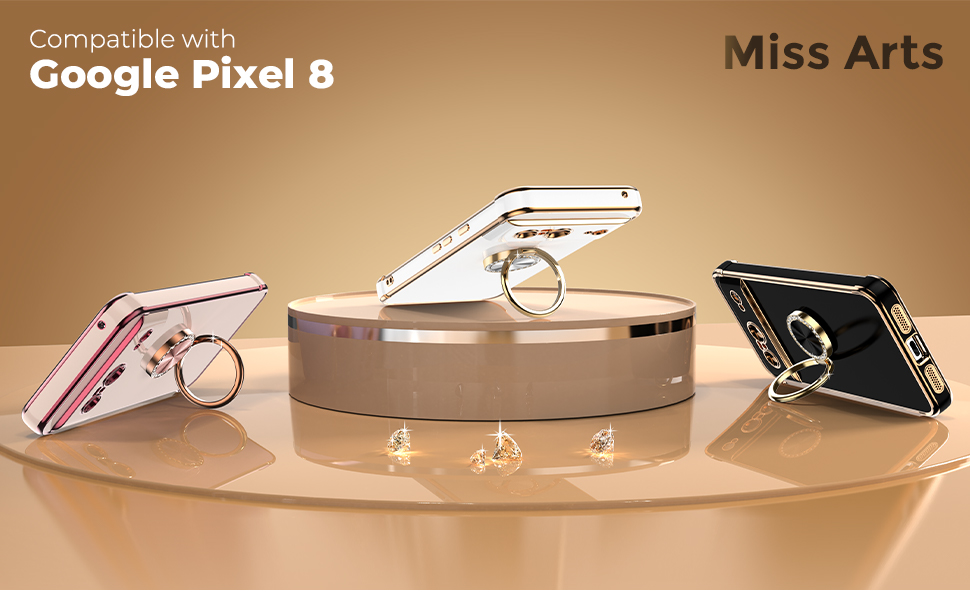 Amazon.com: Miss Arts for Google Pixel 8 Case, Ring Holder