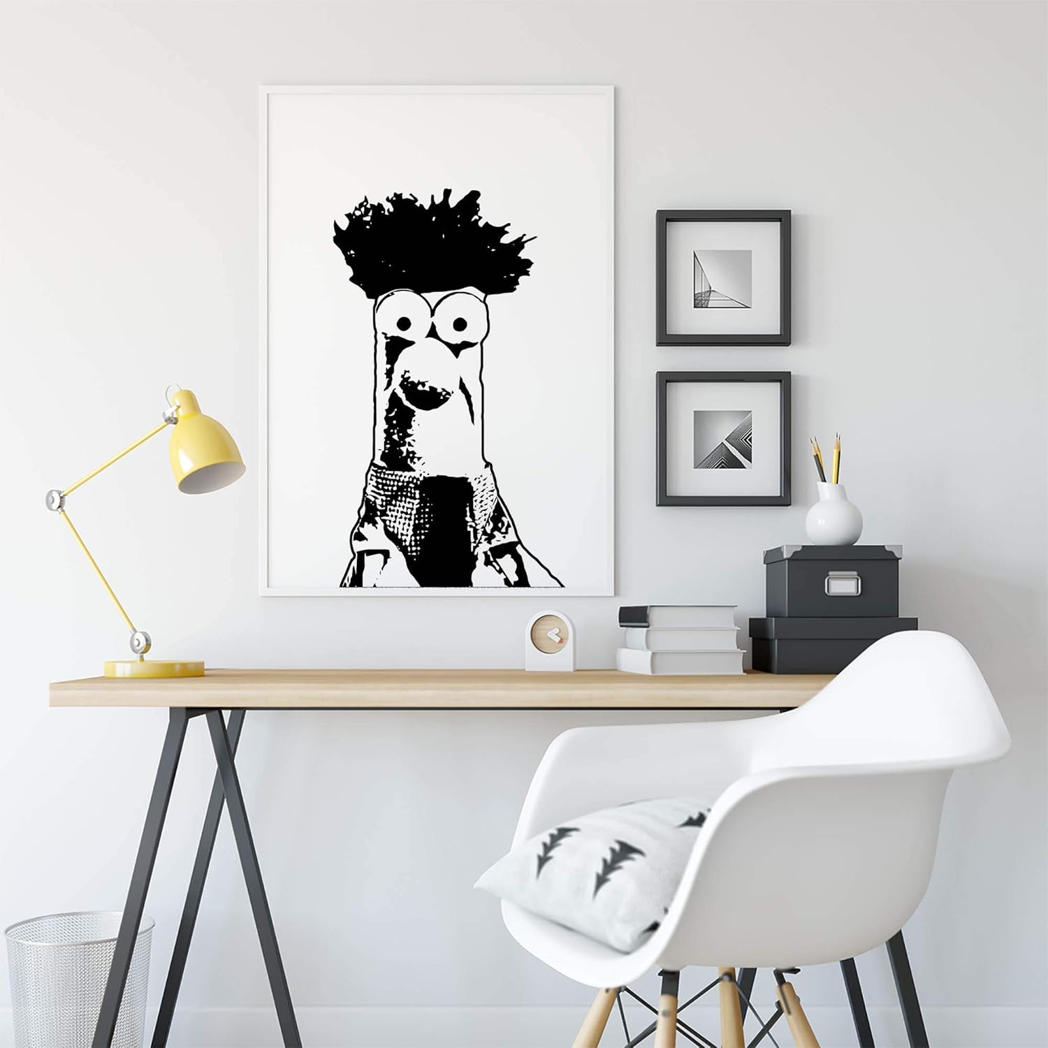 Beaker Muppet TV Show Poster - Funny Science Gift : Handmade Products