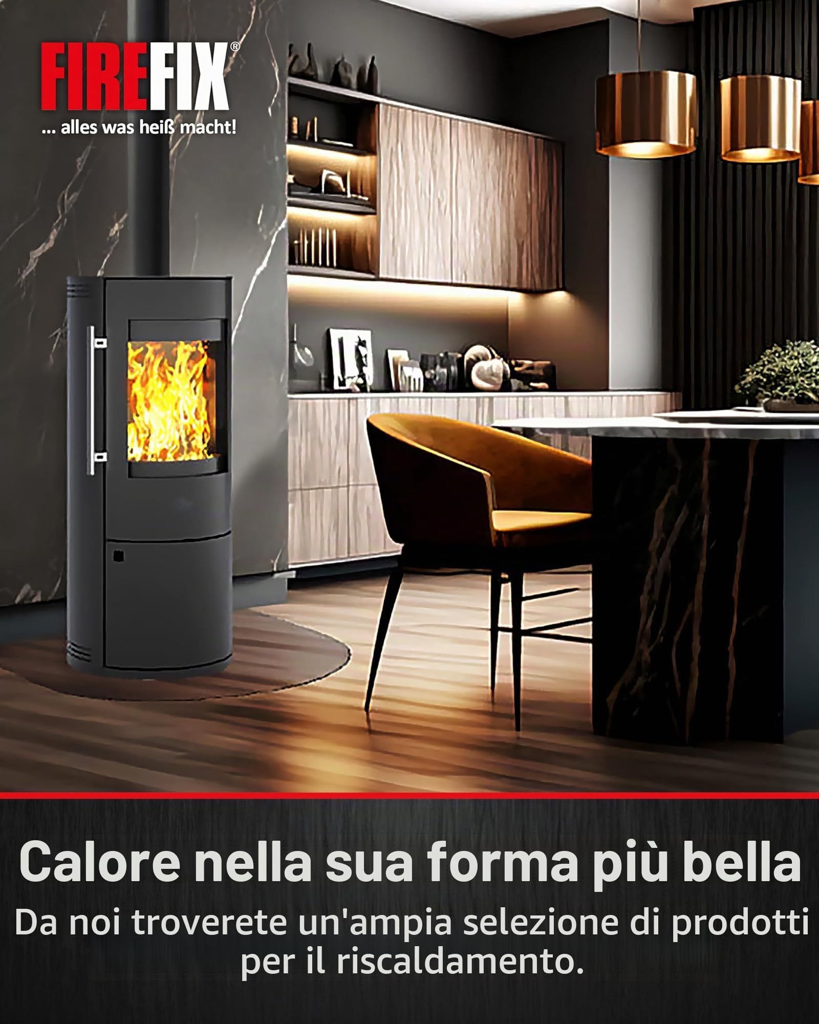 Tubo a gomito per stufa in acciaio spesso 2 mm (tubo fumo) con diametro di 120 mm, per stufe e fuochi da camino, Senotherm, nero, regolabile a 0 – 90 gradi, con porta di pulizia