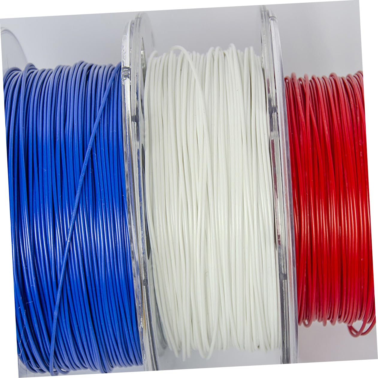 Carrete de Cable Plástico Ligero Ps, Enrollado Fácil, 3 Piezas
