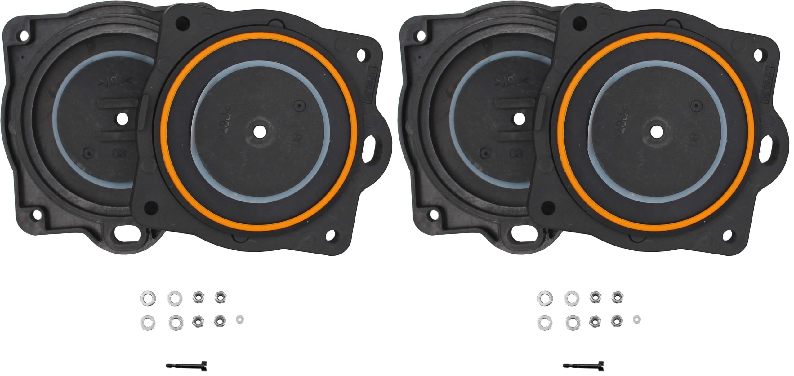 Air Pump Diaphragm Rebuild Kit Replacement for Hiblow Hp-60/Hp-80 (Pack of 2)
