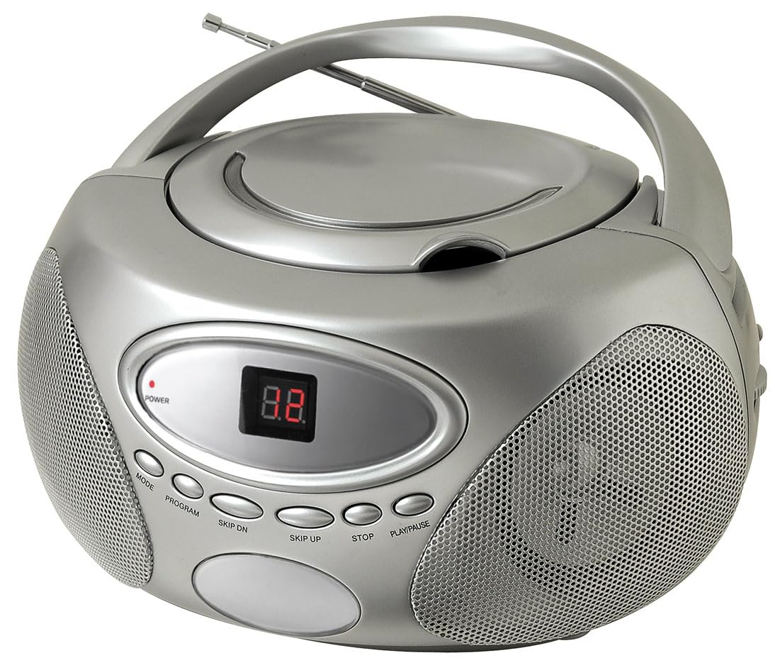 Amazon.com: HANNLOMAX HX-333CD Portable CD Boombox, AM/FM Radio