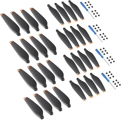 (32 piezas) - Cuchillas de hélice Mini 4 ProMini 3 Pro para DJI Mini 4 ProMini 3 Pro, repuesto de bajo ruido y liberación rápida, accesorios de alas