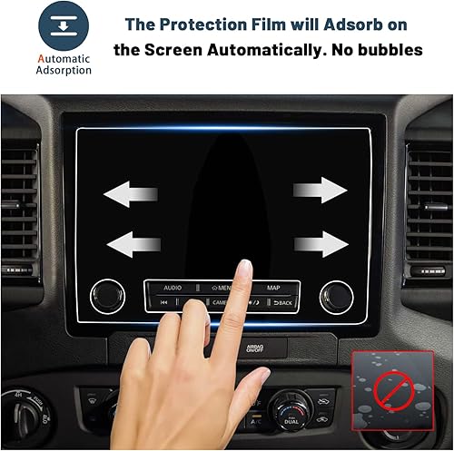 Miniatura 4 de Protector de pantalla para radio Nissan Frontier de 9 pulgadas, pantalla táctil Nissan Frontier 2022-2024, accesorios de vidrio templado 9HD,