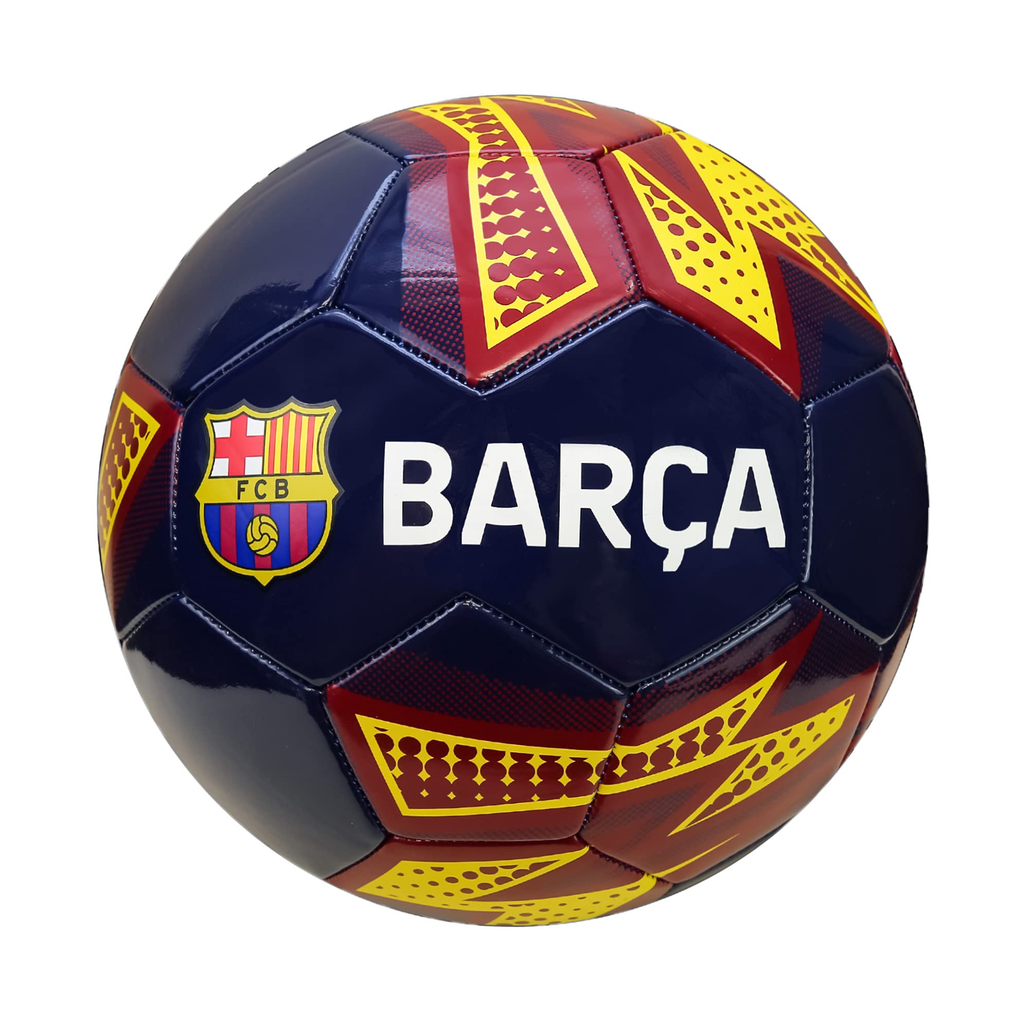 Icon SportsBarcelona PVC Soccer Ball Kid FCB95BL-N5 Navy 5