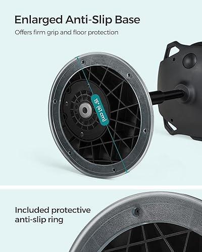 Miniatura 6 de SONGMICS Sillón de escritorio de pie taburete ergonómico ajustable 236-333 pulgadas silla giratoria de equilibrio para sentarse almohadilla inferior