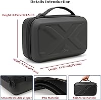 Vista 4 de EVA Protection Case Compatible with NOCO Jump Starters, Case for Boost GB150: 3000A/Boost X GBX155: 4250A UltraSafe Jump Starter Box