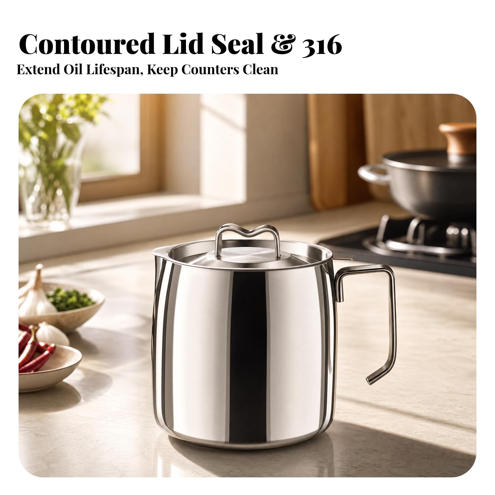 Pot Filtre à Anti-Poussière, 2.0L