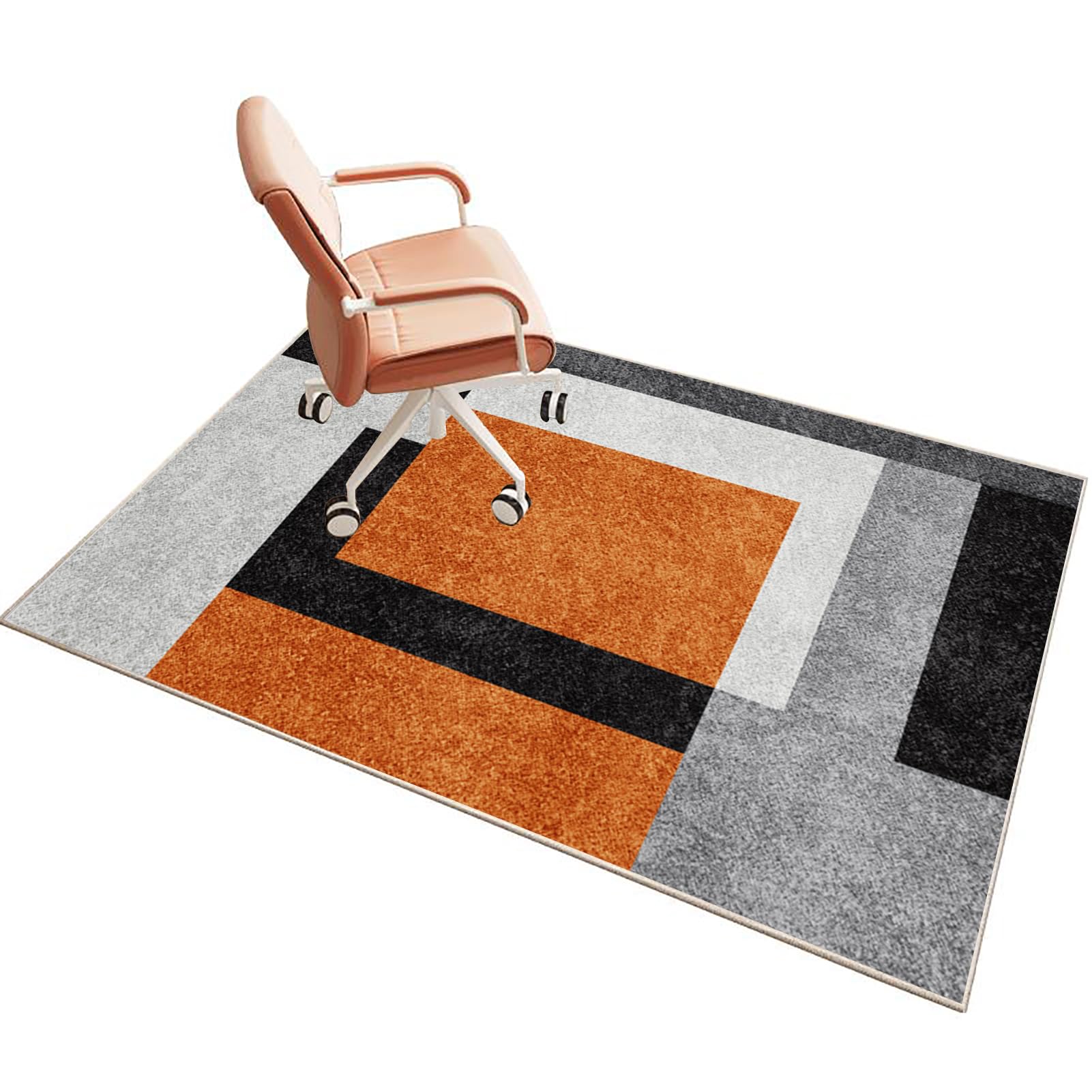 Heavy Duty Office Gaming Chair Mat for Carpeted and Hardwood Floor - 160 x 230 cm, Floor Protector for Rolling Chairs