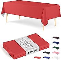 Vista 35 de Manteles de vinilo con reverso de franela, color sólido, calidad premium, impermeables.