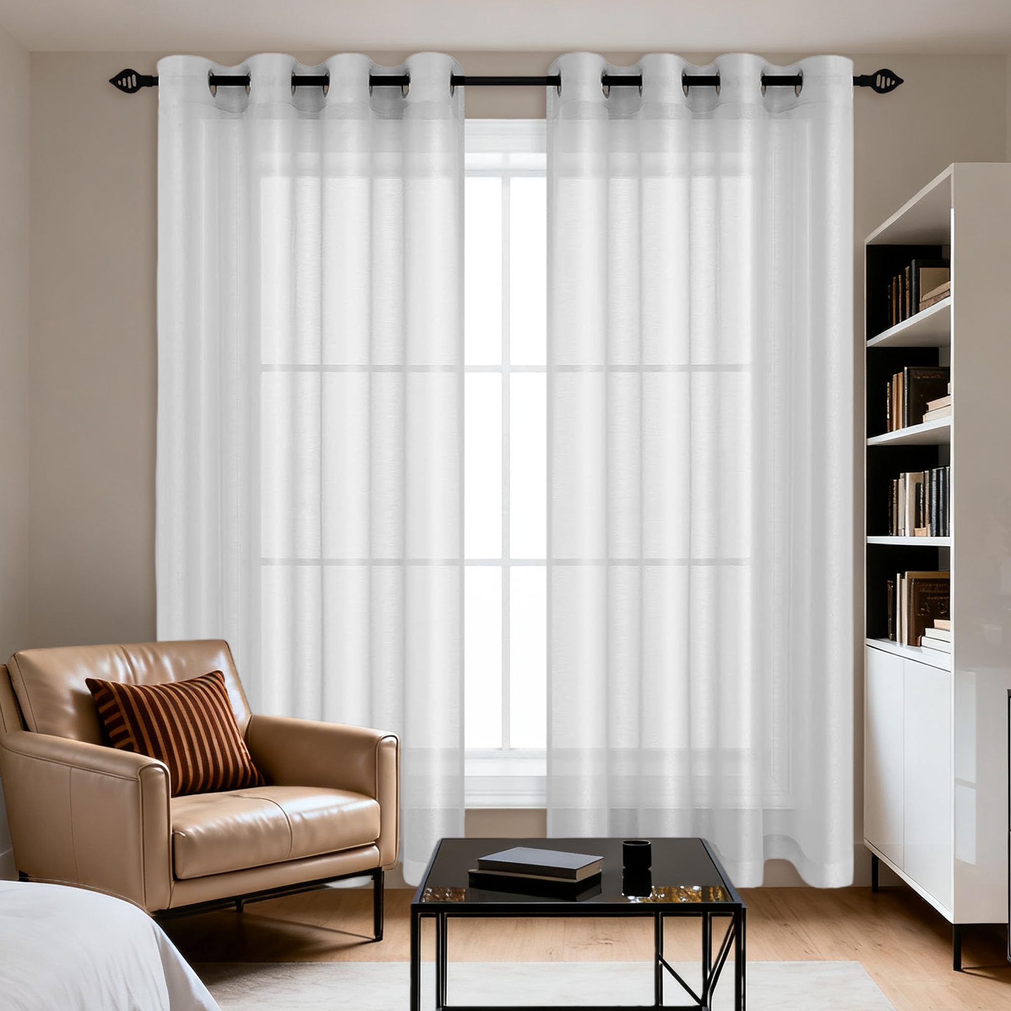 Rideaux voilages oeillet 250x320 de décorations d'intérieur
