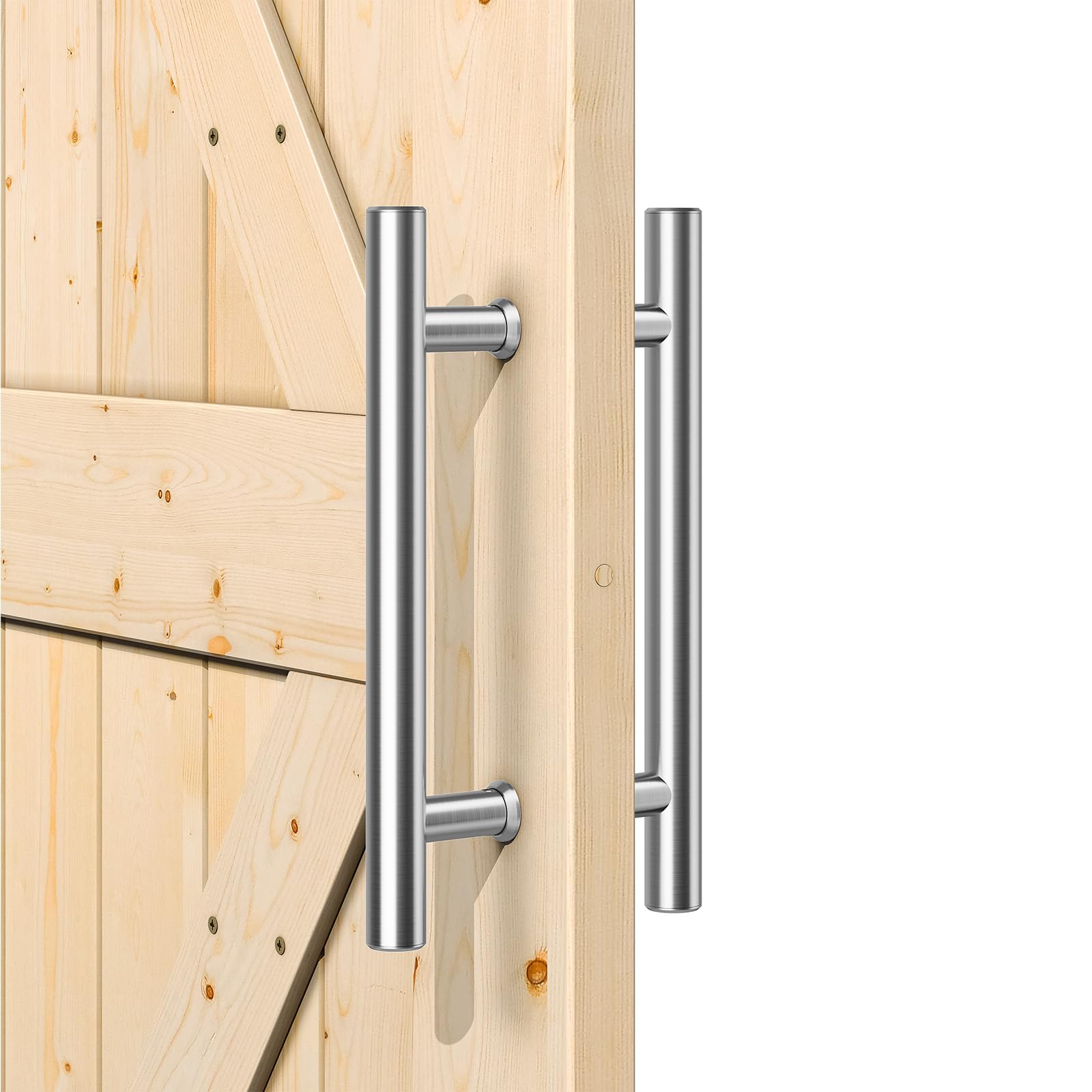 SMARTSTANDARD Sliding Barn Door Handle - Black -8