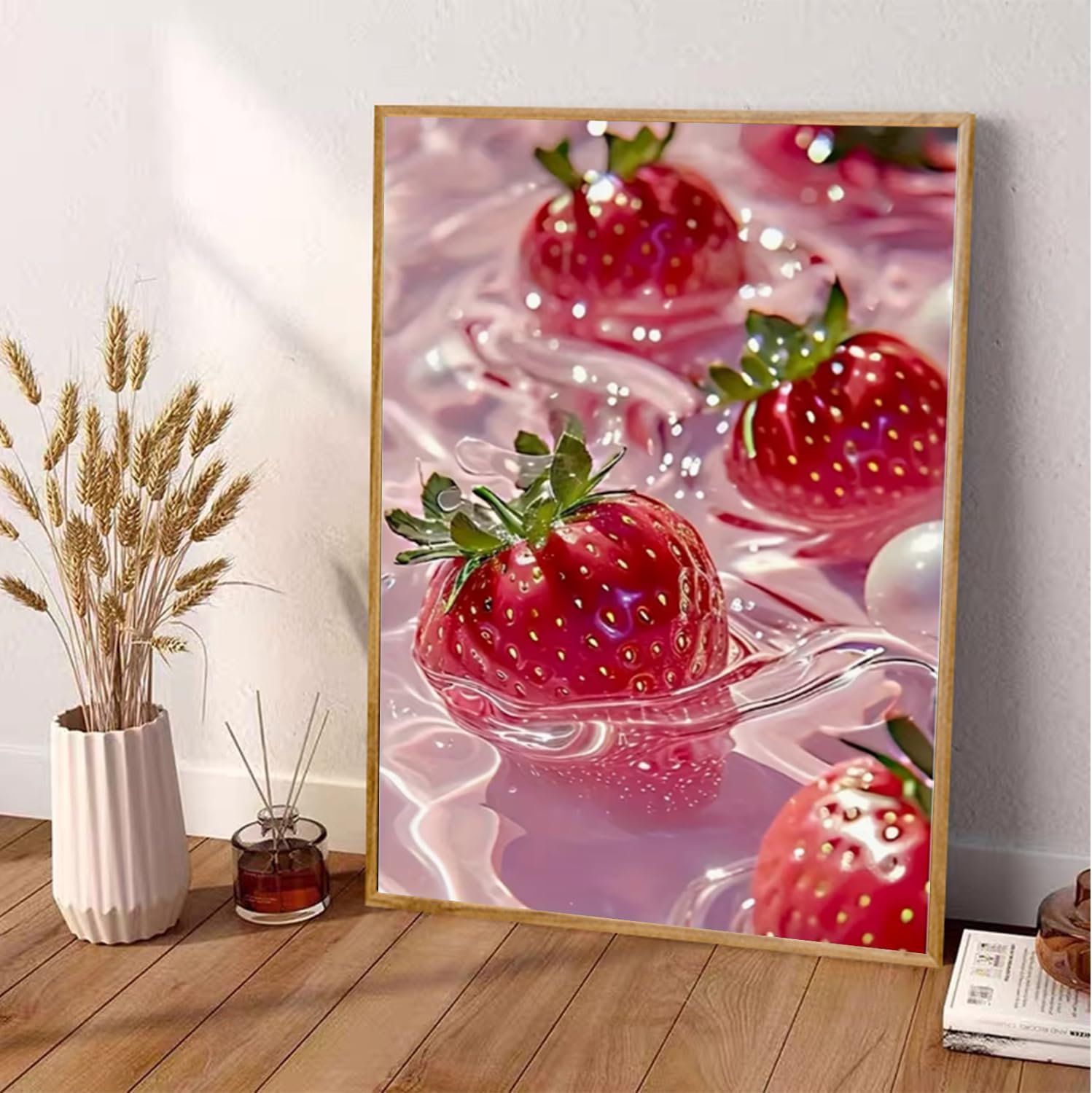 AIBOERL Diamond Art Kits for Adults,Strawberries Diamond Painting image 3