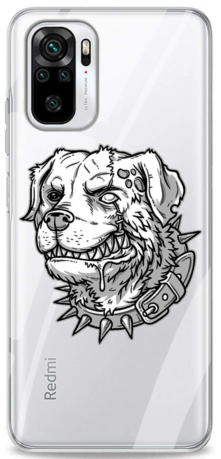 Cover Mixroom Per Xiaomi Redmi Note 10 Pro: Fantasia Cane Husky! Morbida Al Tatto E Stampa Resistente. - 3